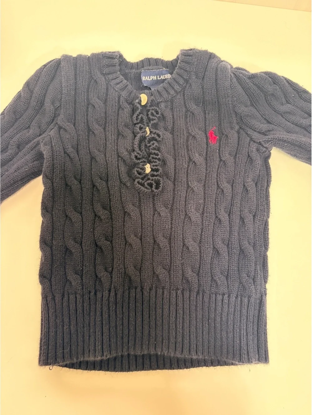 Vintage Polo Cableknit 3T